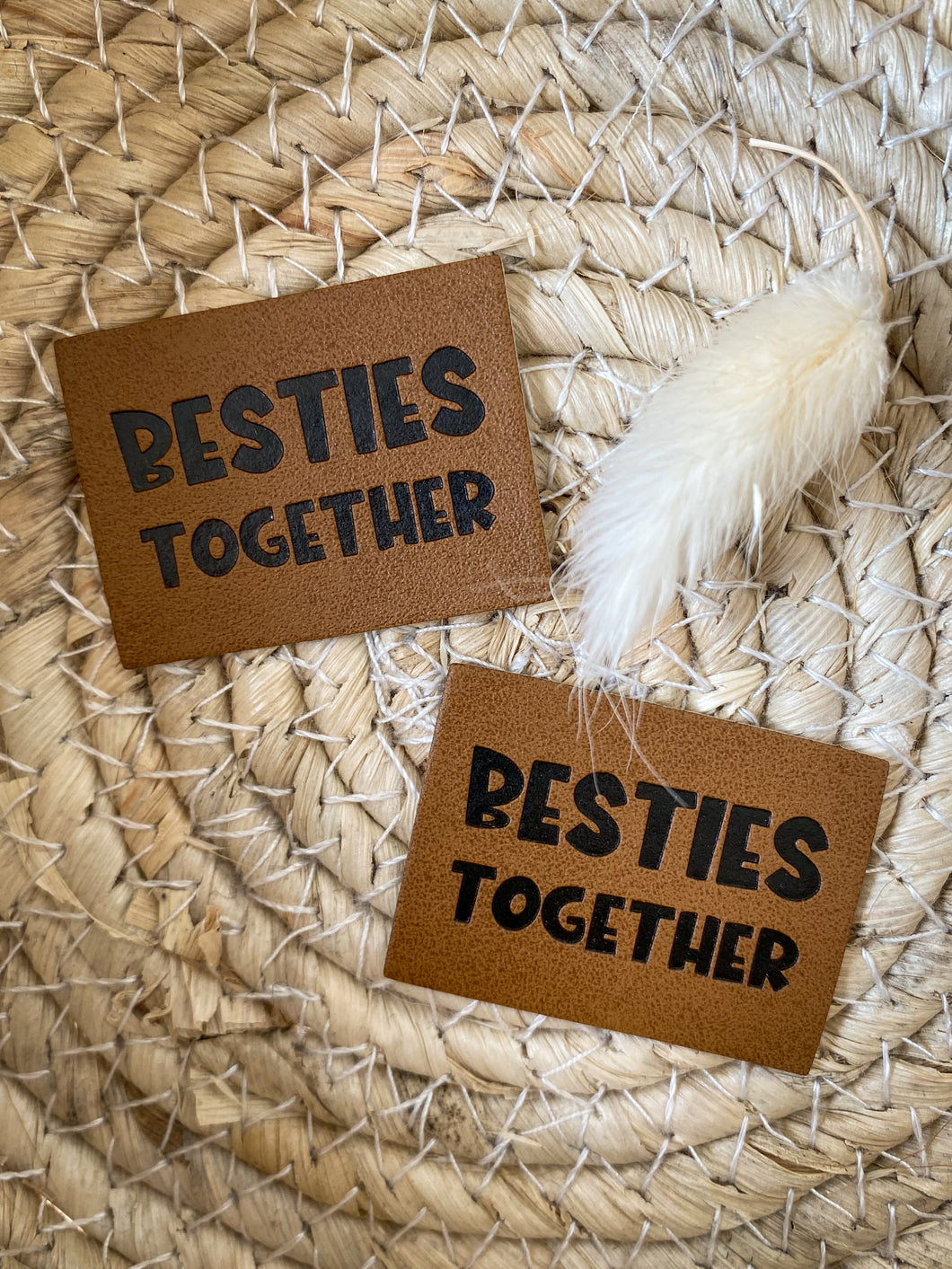 Besties Together - Kunstleder Label