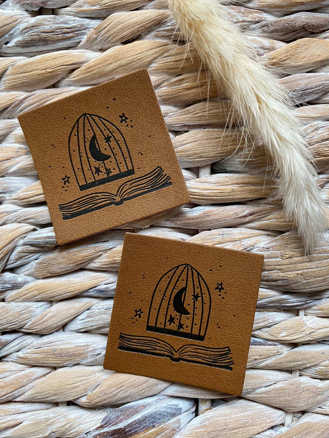 Magie Käfig Mond Buch - Kunstleder Label