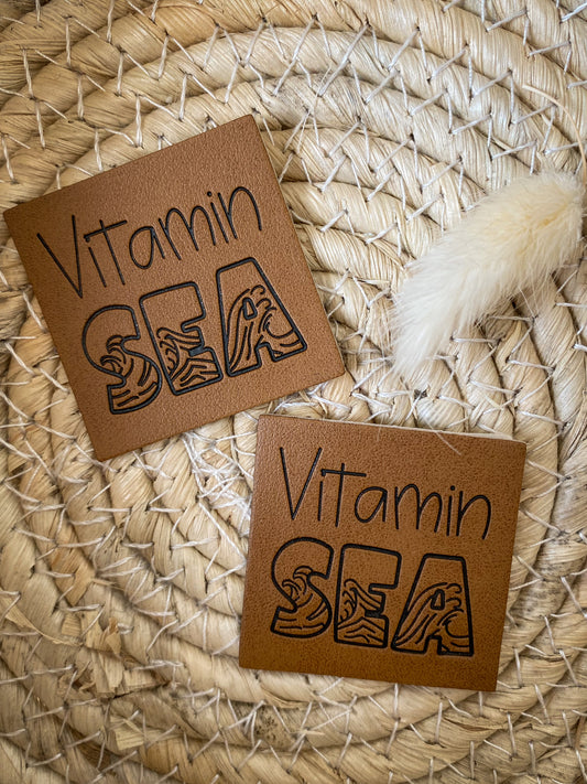 Vitamin SEA - Kunstleder Label