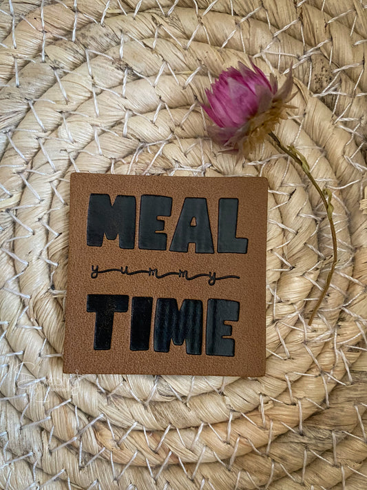 Meal Time - Kunstleder Label