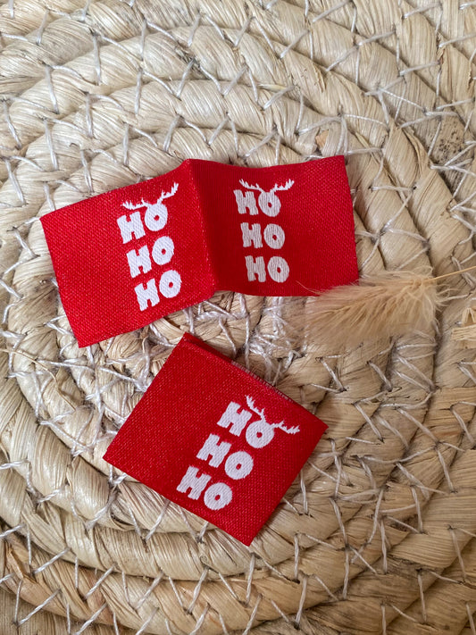 Ho Ho Ho rot - Web Label