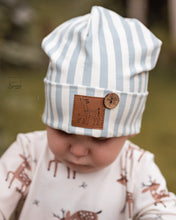 Lade das Bild in den Galerie-Viewer, Stripes light blue/cream - Jersey
