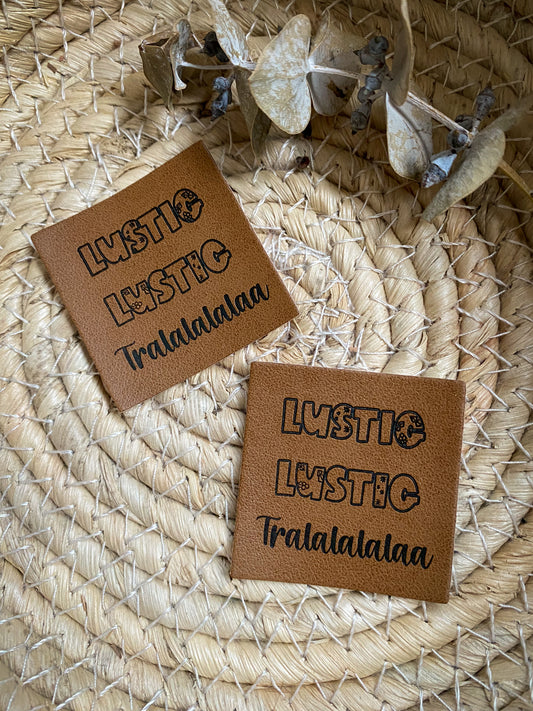 Lustig Lustig Tralalalaa - Kunstleder Label