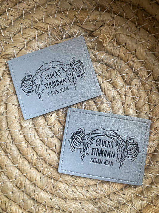 Glücks Strähnen stehen jedem - Reflektor Label