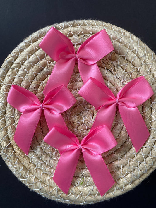 große Schleife pink - 3er Set