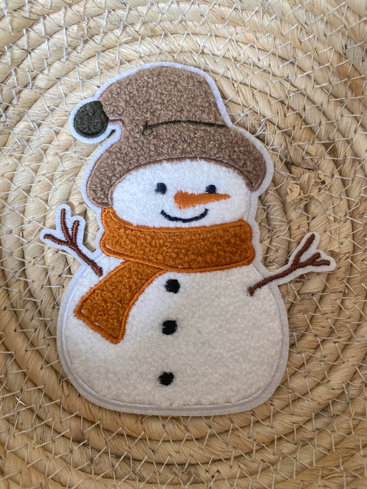 Schneemann - Chenille Patch