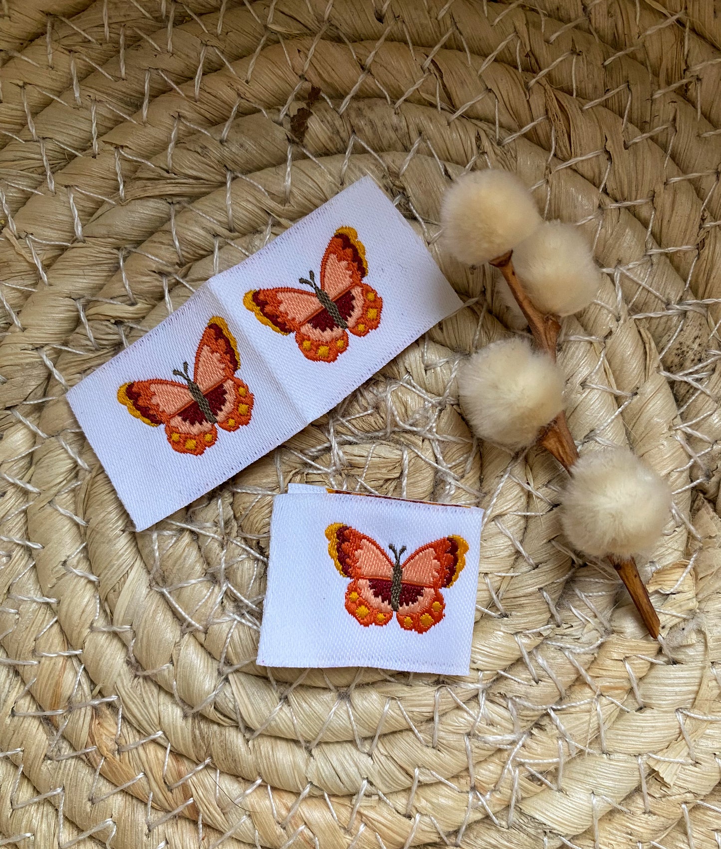 Schmetterling bunt - Web Label