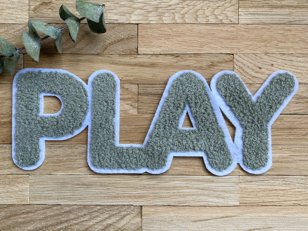 PLAY - Chenille Patch