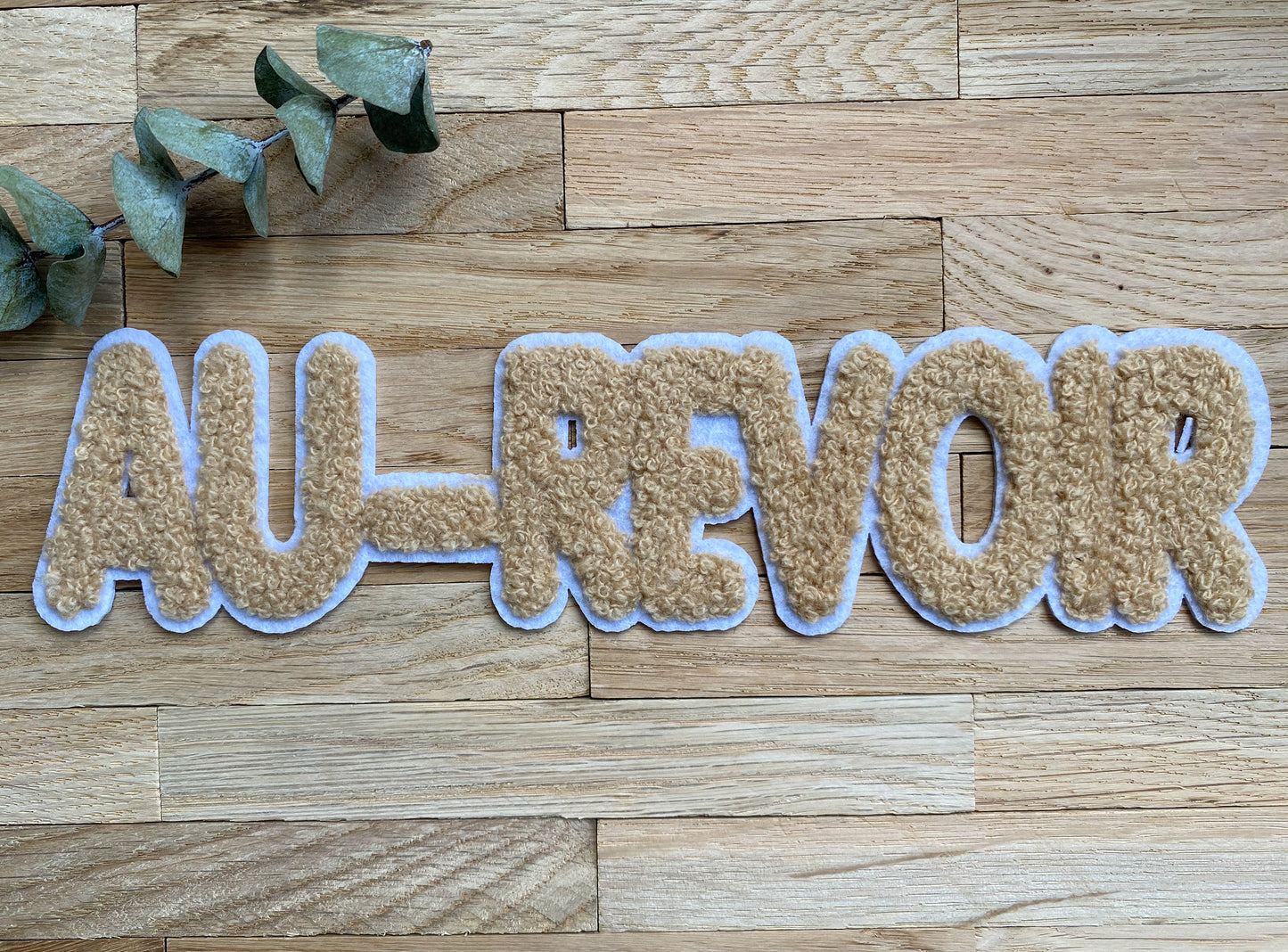 AU-REVOIR - Chenille Patch