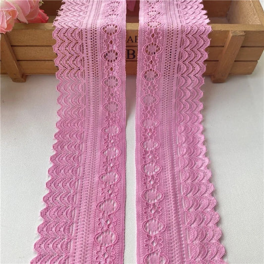 Spitze elastisch deep pink