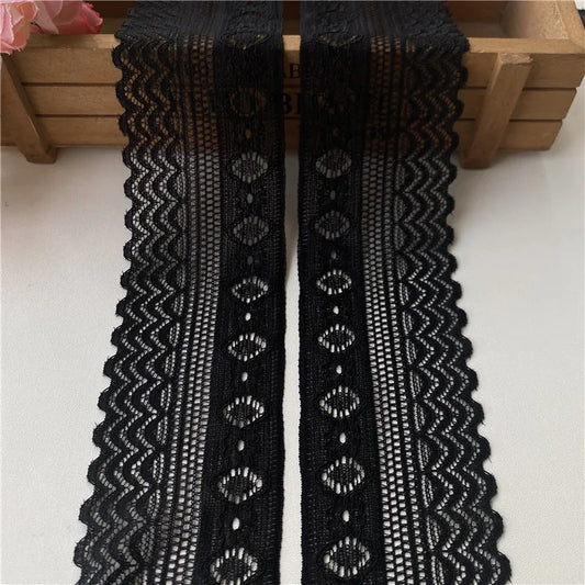 Spitze elastisch schwarz