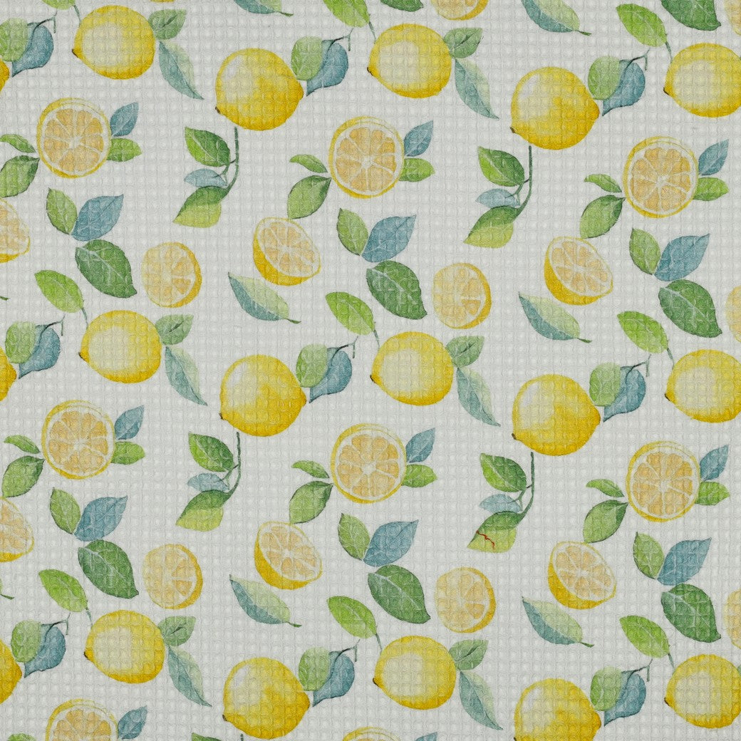 Baumwoll Waffelstrick Lemons