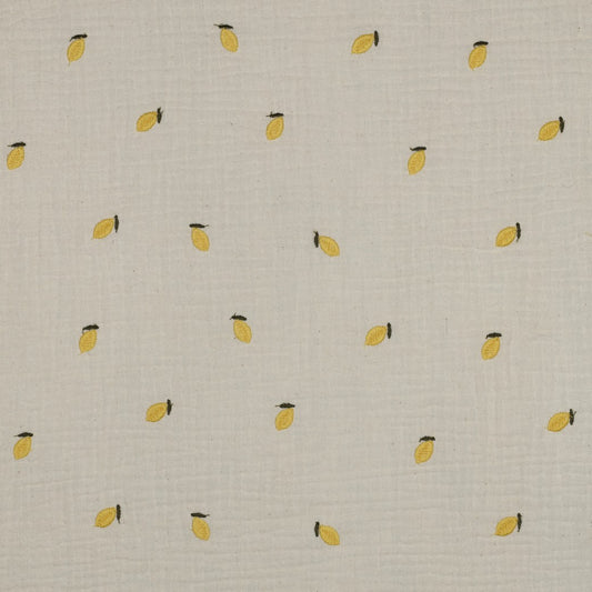 Musselin little Lemons - embroidery