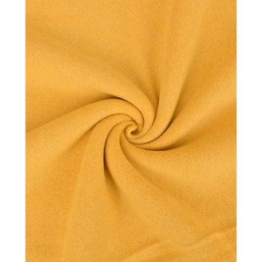 Double Fleece ockergelb melange