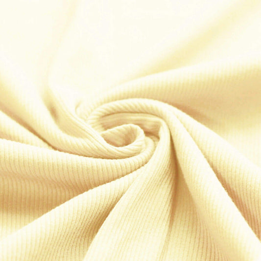 Rib Jersey pastel gelb