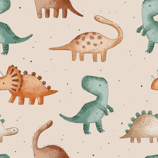 Dinos in Color  - French Terry