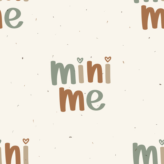 Mini Me dusty green - Rib Jersey