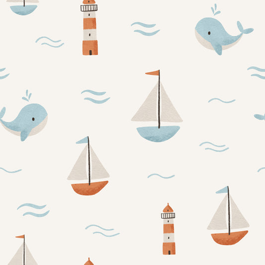 Over the Sea - Rib Jersey