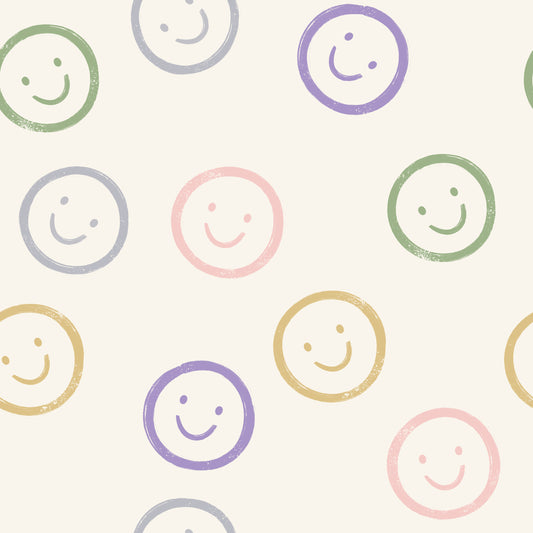Smileys cream - French Terry