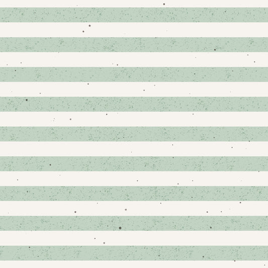 Streifen dusty green - Kombi zum Dino mit Schneeball - French Terry