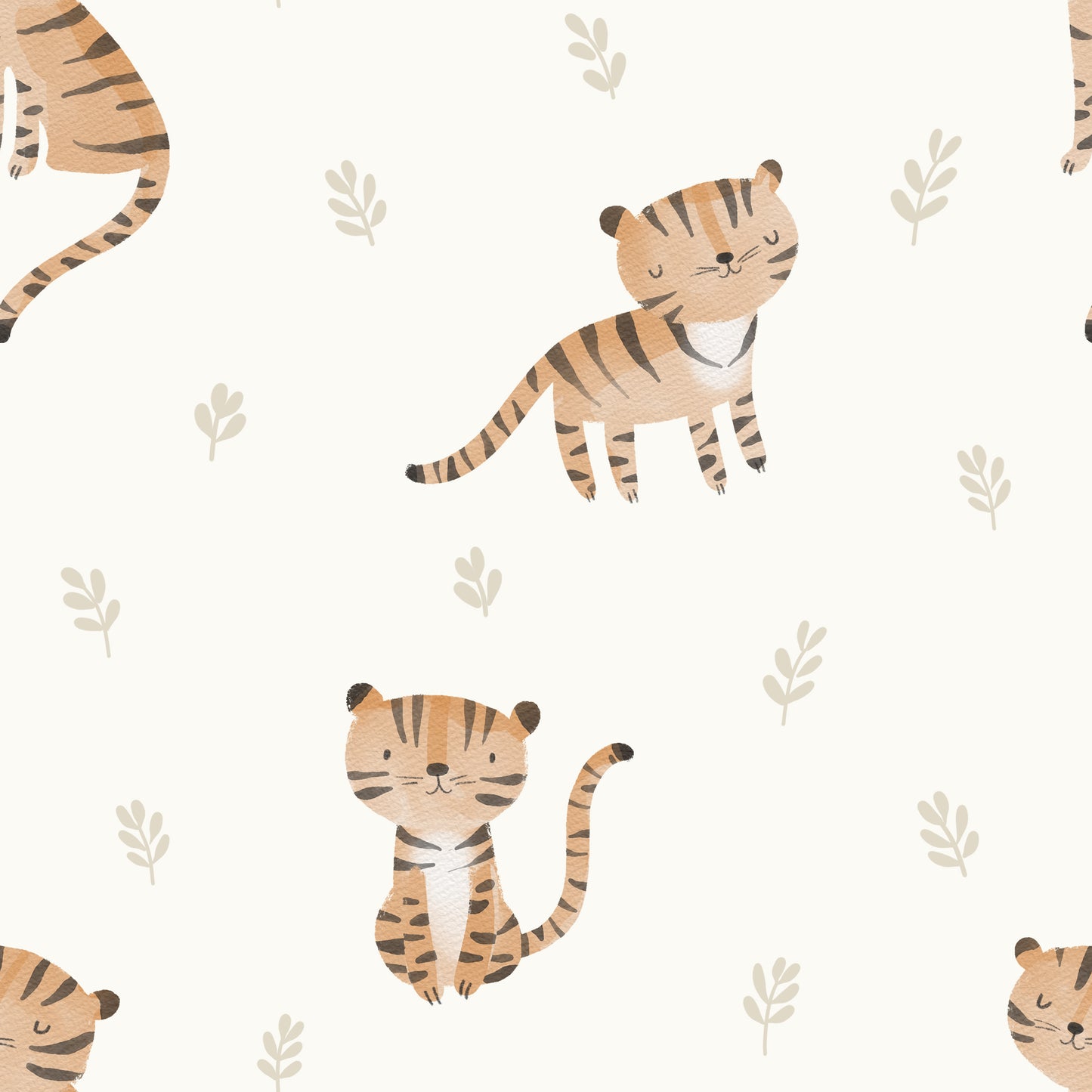 Tiger & Leaves - Jersey