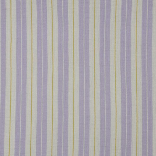 Musselin Streifen purple