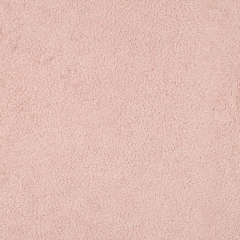 Teddy Baumwollstoff light rose