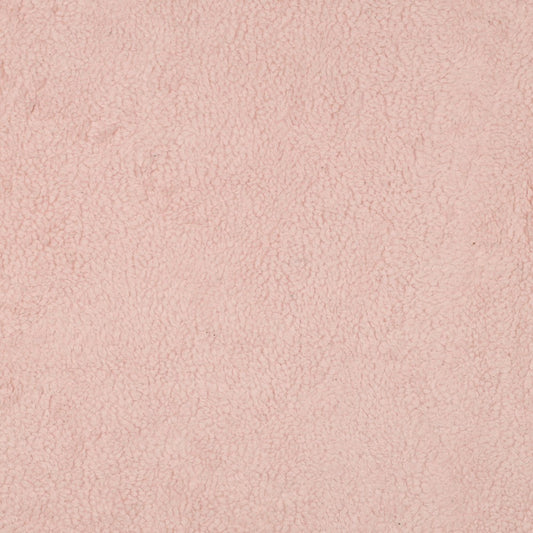 Teddy Baumwollstoff light rose