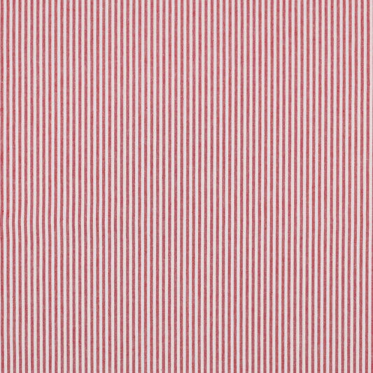 Poplin Baumwolle gestreift - rot