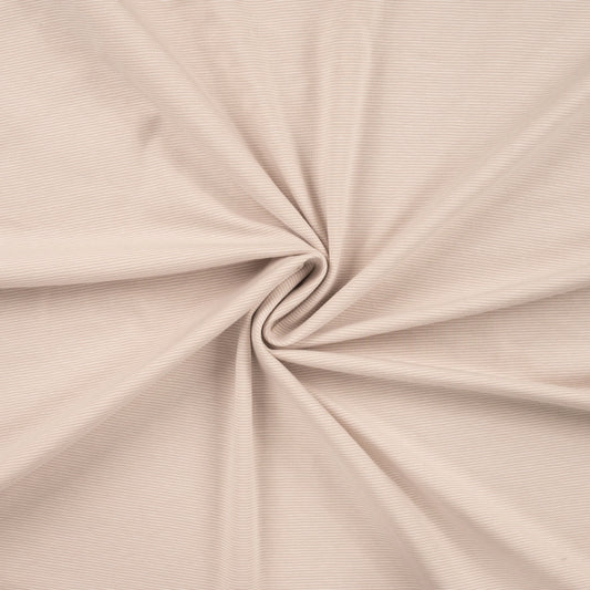 Jersey gestreift 1mm sand
