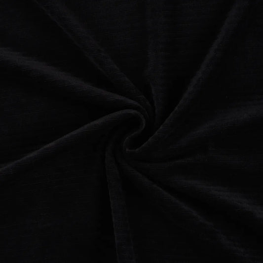 Cord Jersey schwarz
