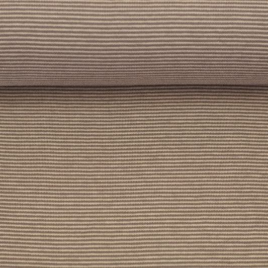 Bündchen gestreift sand/ schlamm - swafing