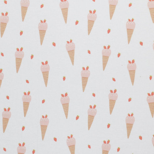 Erdbeer Eis - Rib Jersey