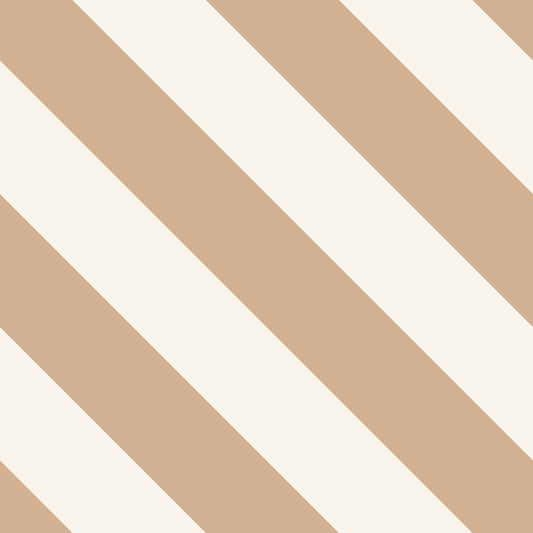 Diagonal Stripes cream/beige - Jersey