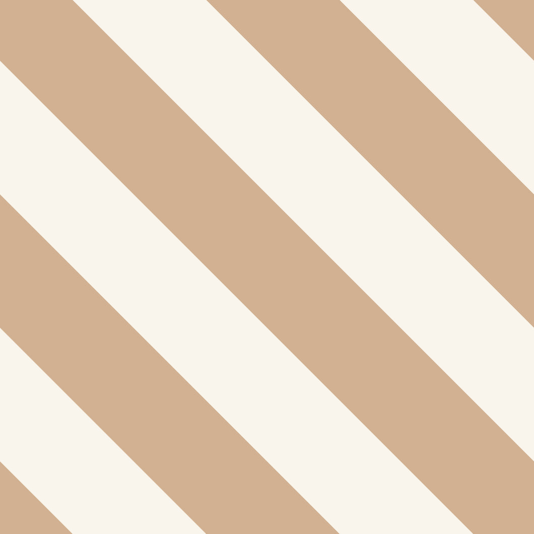 Diagonal Stripes cream/beige - Jersey