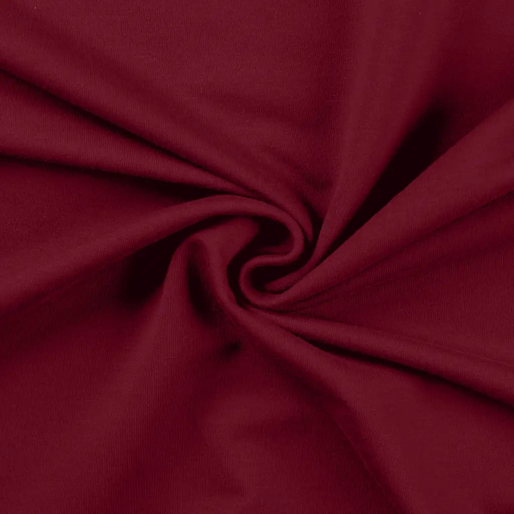 French Terry weinrot