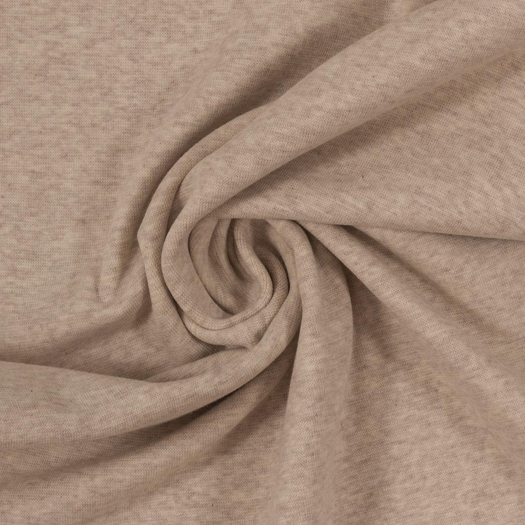 Bündchen dunkel beige melange - swafing