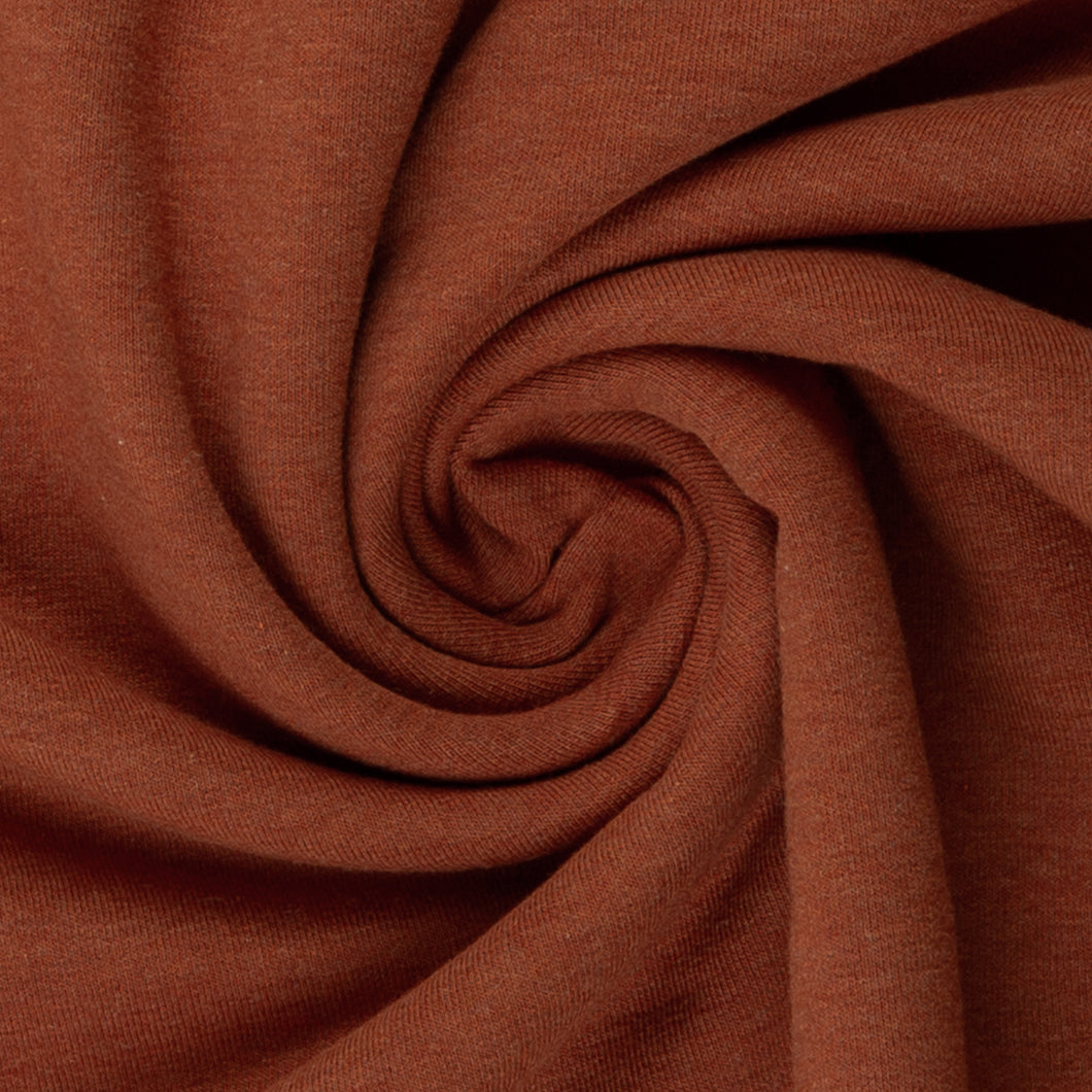 French Terry terracotta melange