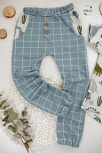 Lade das Bild in den Galerie-Viewer, Grid dusty blue - FT

