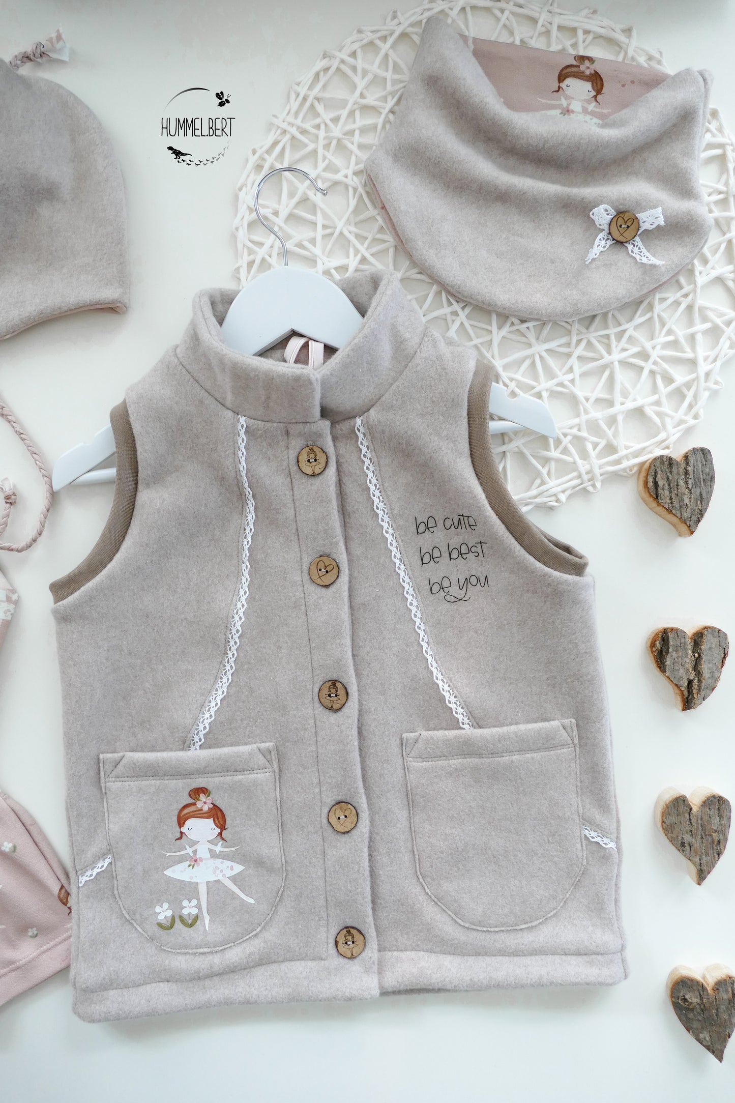 REST 52cm Double Fleece beige melange