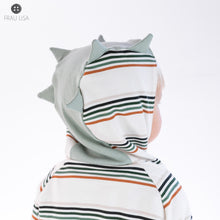Load image into Gallery viewer, Block Stripes cream/green/orange
