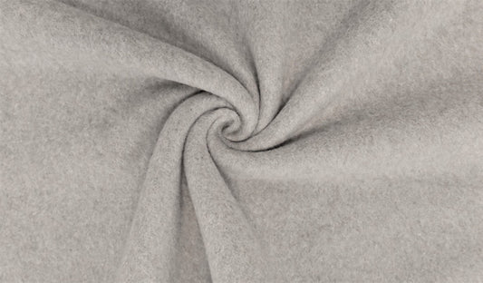 Double Fleece hellgrau melange