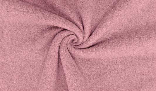 Double Fleece altrosa melange