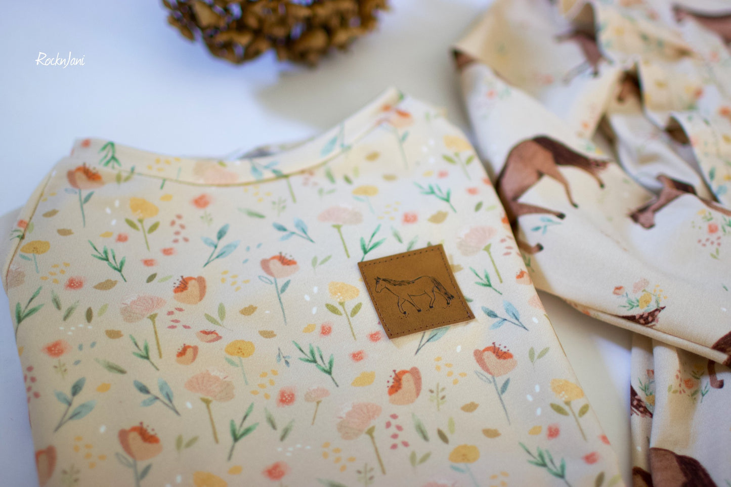 English Horse Kunstleder Label