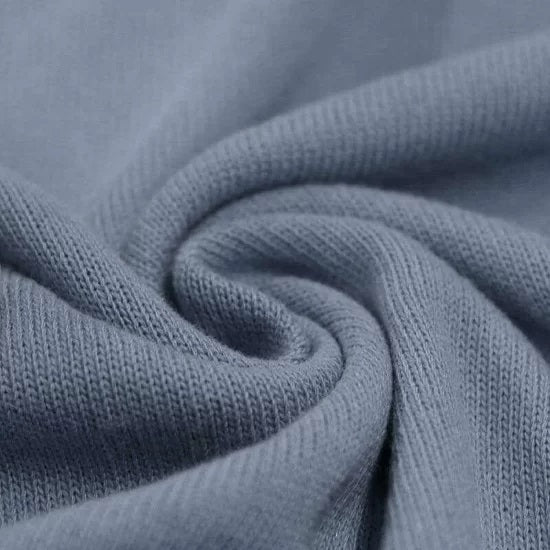 Strick jeansblau