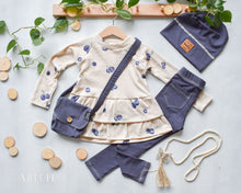 Lade das Bild in den Galerie-Viewer, Denim blueberry Jersey
