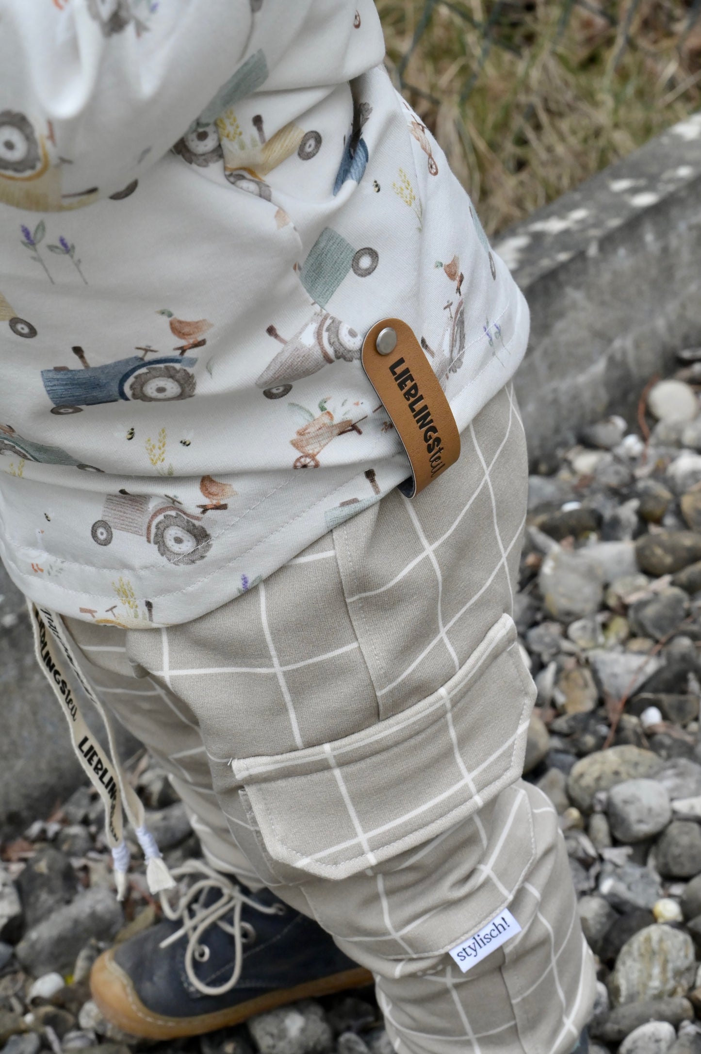 Colorful Tractors cream Jersey