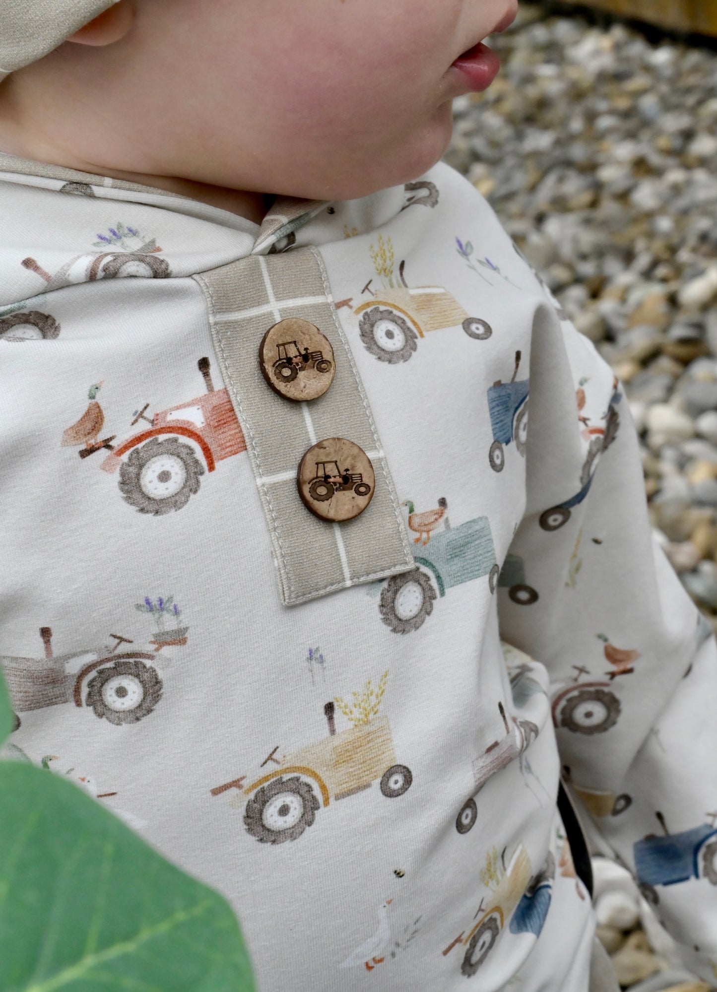 Colorful Tractors cream Jersey