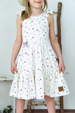 Lade das Bild in den Galerie-Viewer, Spring flowers dusty lavender Jersey
