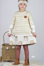 Load image into Gallery viewer, Stripes cream/ beige/green FT
